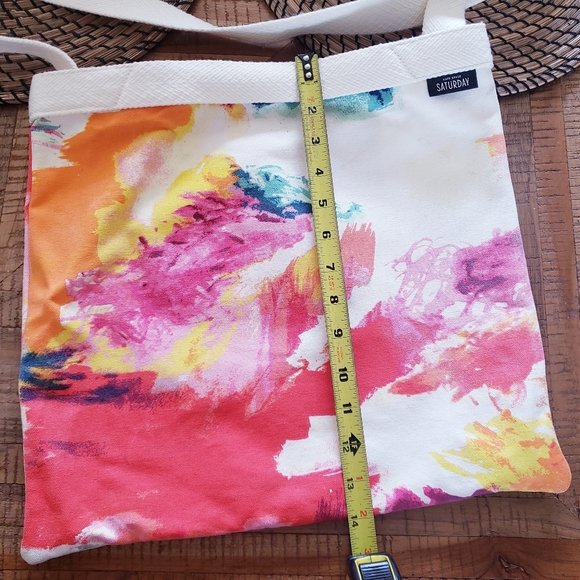 Kate Spade Saturday 3 Way Tie Dye Canvas Shoulder Bag O/S - Picture 11 of 14